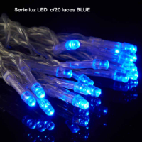 Serie luz LED c/20 luces BLUE