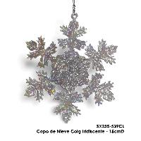 Copo de Nieve Colg Iridiscente - 15cmD