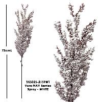 Vara NAV Berries Spray - 73cmL - WHITE